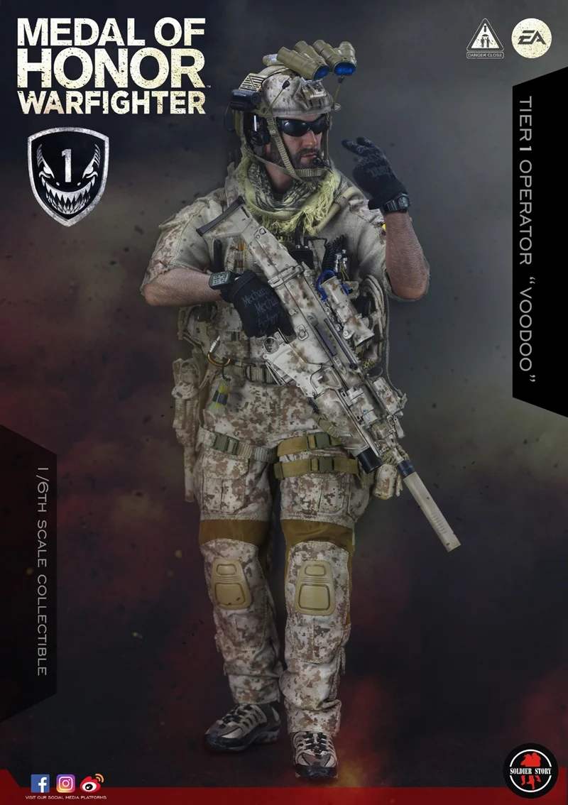 High Quality 1/6 Scale Military Action Figure Realistic ABS&PVC&POM Made in China for Collecting and Export