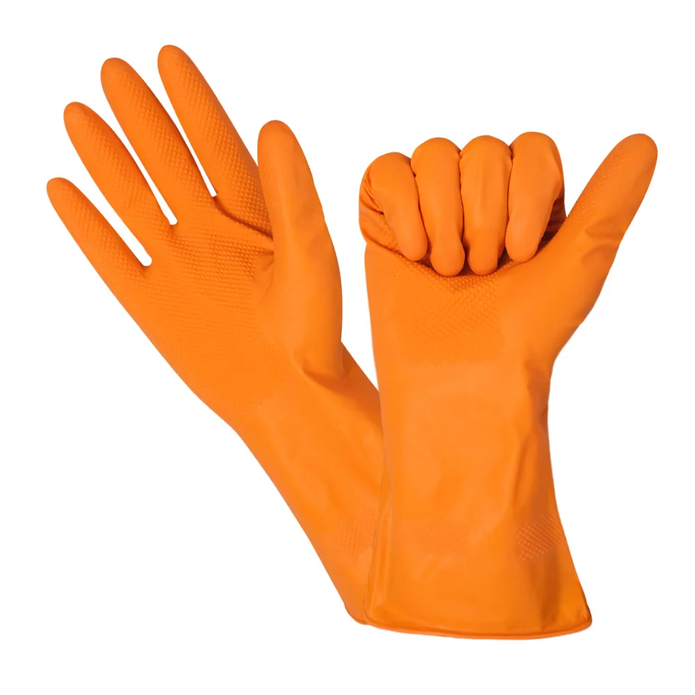 Customized Nitrile/Rubber/Latex Gloves Industrial Waterproof Kitchen Latex Gloves for Cleaning
