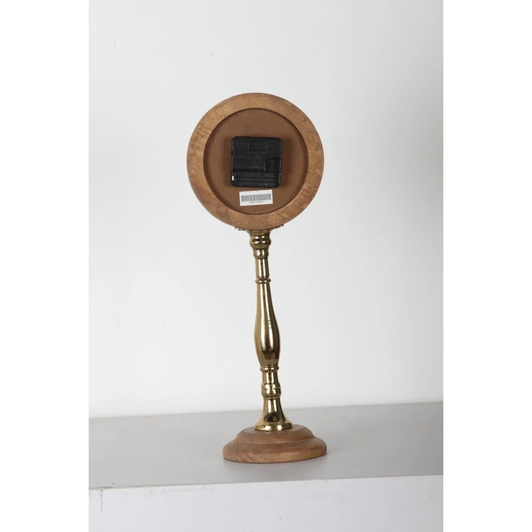 Factory Price Original Home Decor desktop stand Clocks Quartz Clock round Table Clock