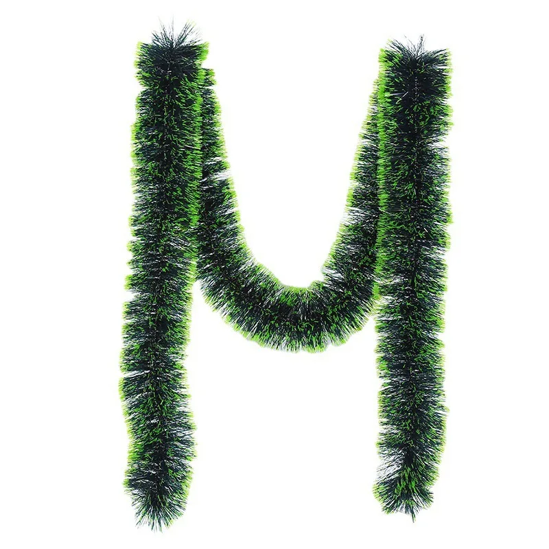 Factory Direct Wholesale Various Colors and Length Holiday Christmas Green Tinsel Garland