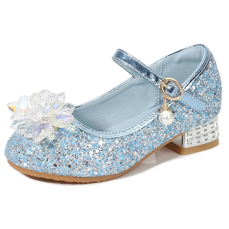 Multipurpose Girl Kid Heel Shoes Big Kids Size 7 High Heels Professional