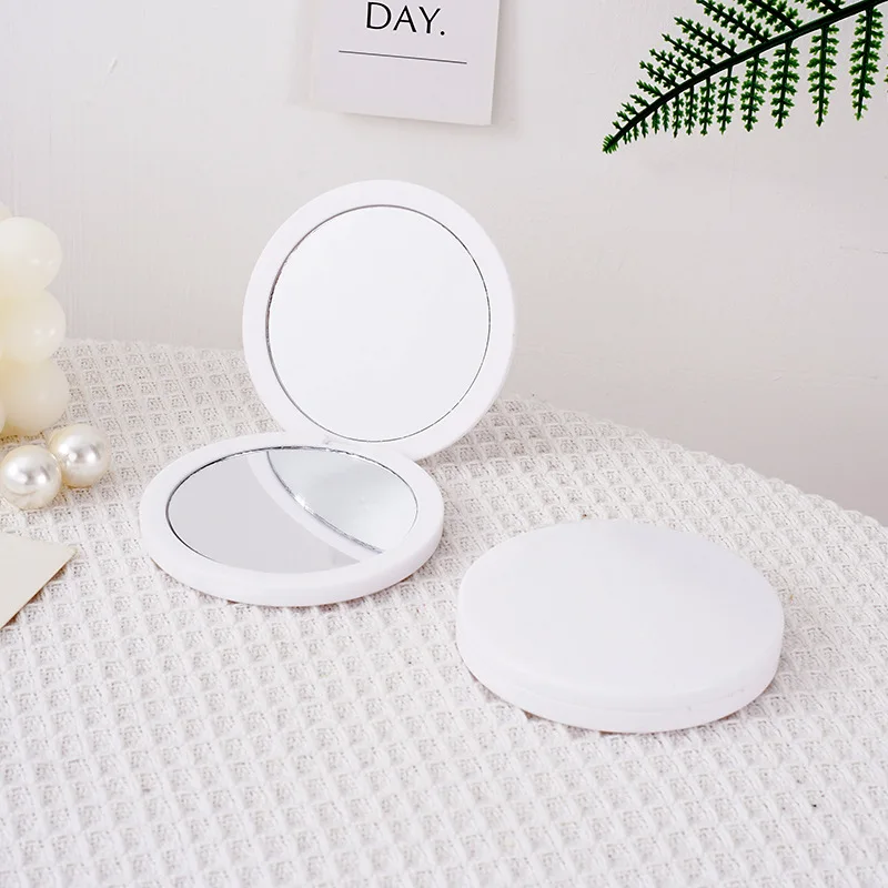 Beauty Pocket Makeup Mirror Portable Mini Square Folding Compact Mirror for Purse Travel Customized Logo  Cosmetic Mirror