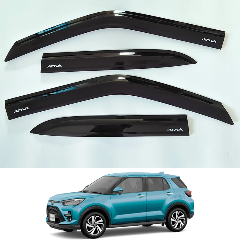 Factory Direct High Quality Auto Window Visor Deflector Car Rain Sun Visor for Toyota Raize Accessories