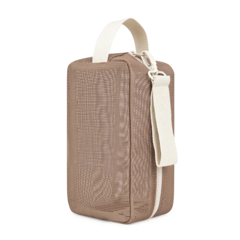 new arrival Mesh Cosmetic Bag Travel Portable Storage Organizer Toiletry bag college student pencil case