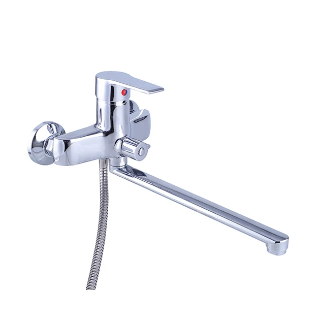 ITALOMIX Contemporary Wall Mounted Water Table Top Taps Low Price Long Taps