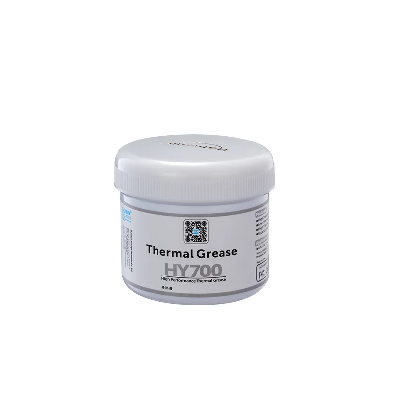 Applying Real Silver Heat Sink Silicone Thermal Paste Compound Grease for Computer Processor Used