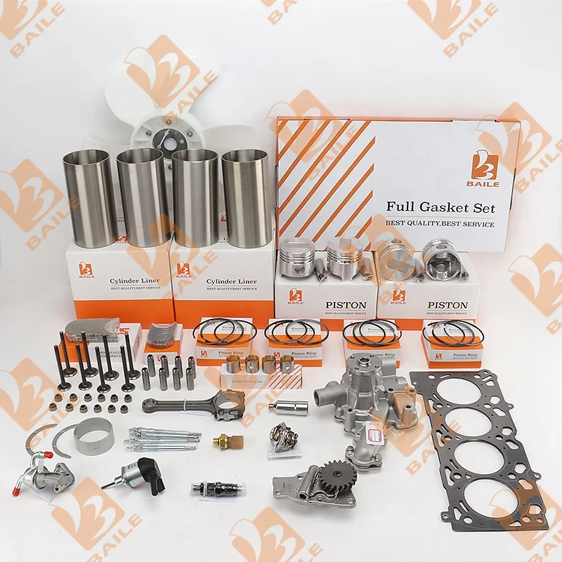 S4L2 Engine Rebuild Kit S4L2 Complete Overhauling Kit Piston Ring Liner For Mitsubishi S4L2 Diesel Engine Parts S4L2 Repair Kit