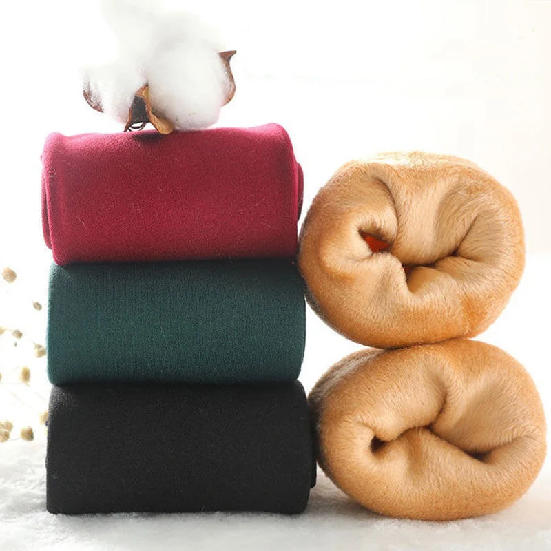 OEM ODM Thick Fleece Heating Heat Thermal Snowboard Womens Winter Warm Socks