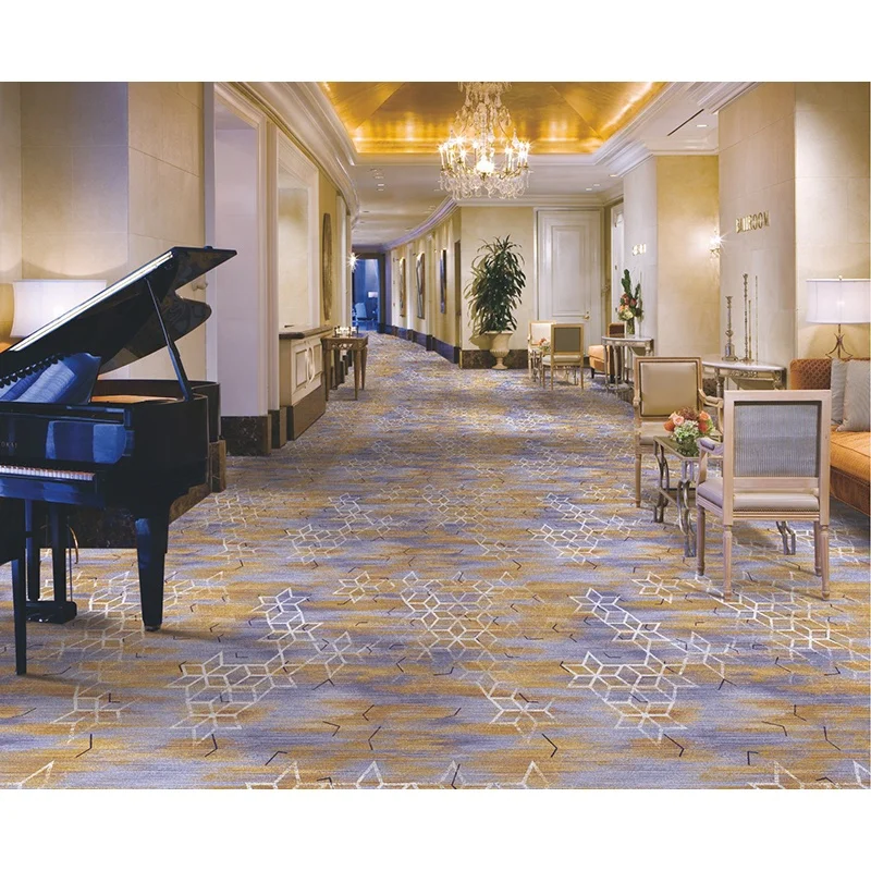 Haima carpet classical wall to wall carpet luxury hotel decoration lobby hall axminster carpet