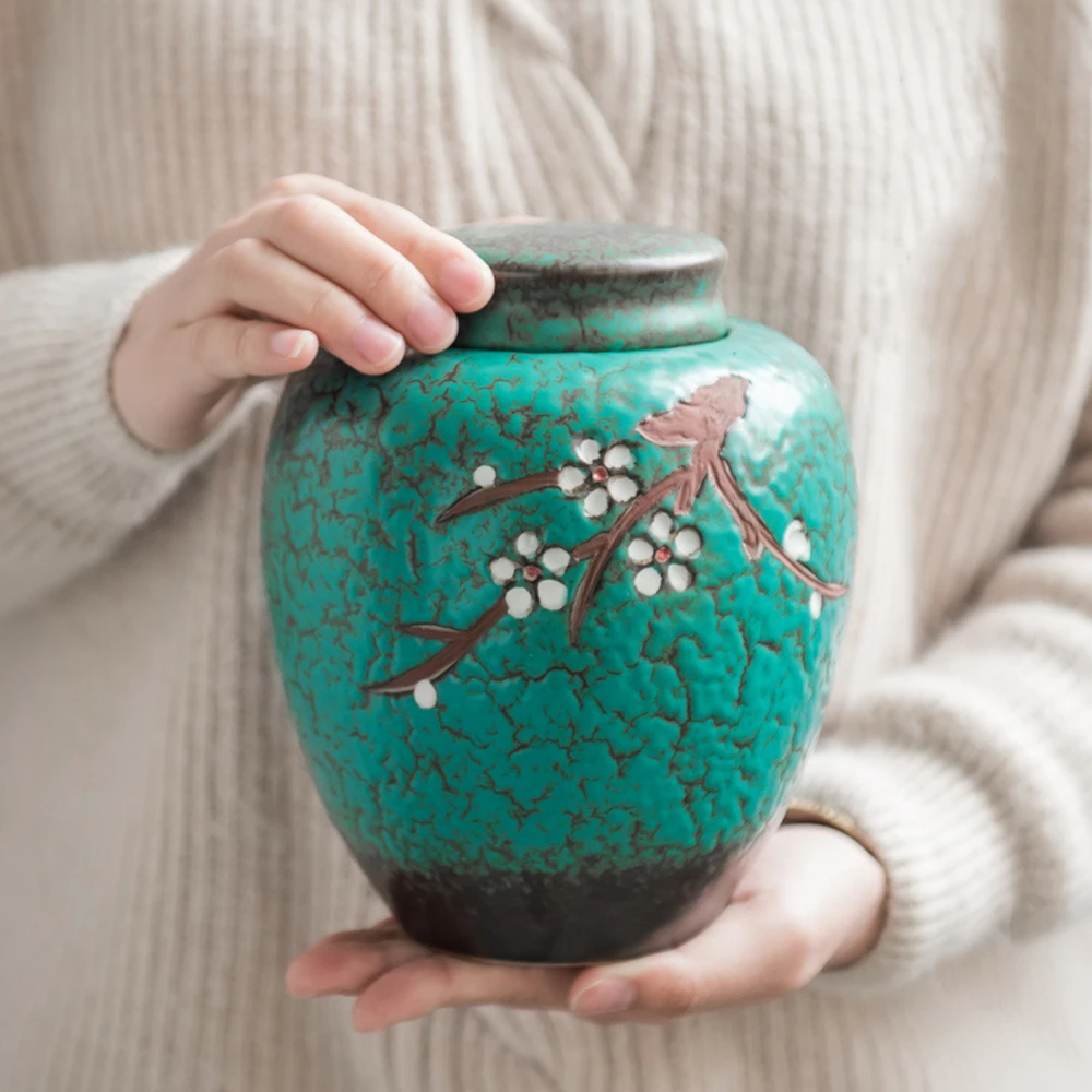 Memorial Cremation Ash Funeral Burial Urn for Display Burial at Home or Office Decor