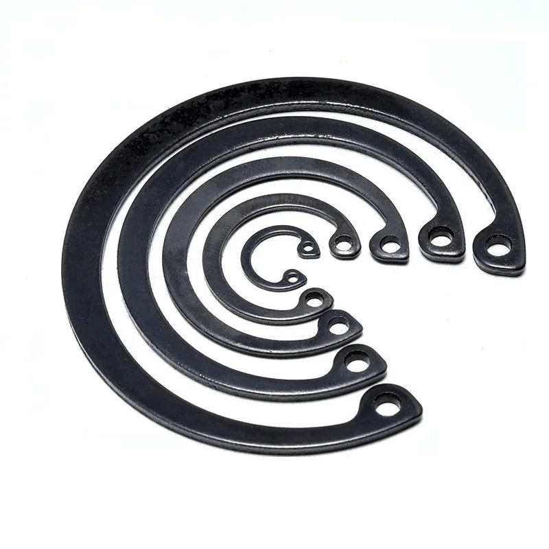 Spring Steel Black Snap Rings Circlip for Shaft DIN 472 Internal Retaining Truck Diesel Engine Clip Shaft Gasket Circlip