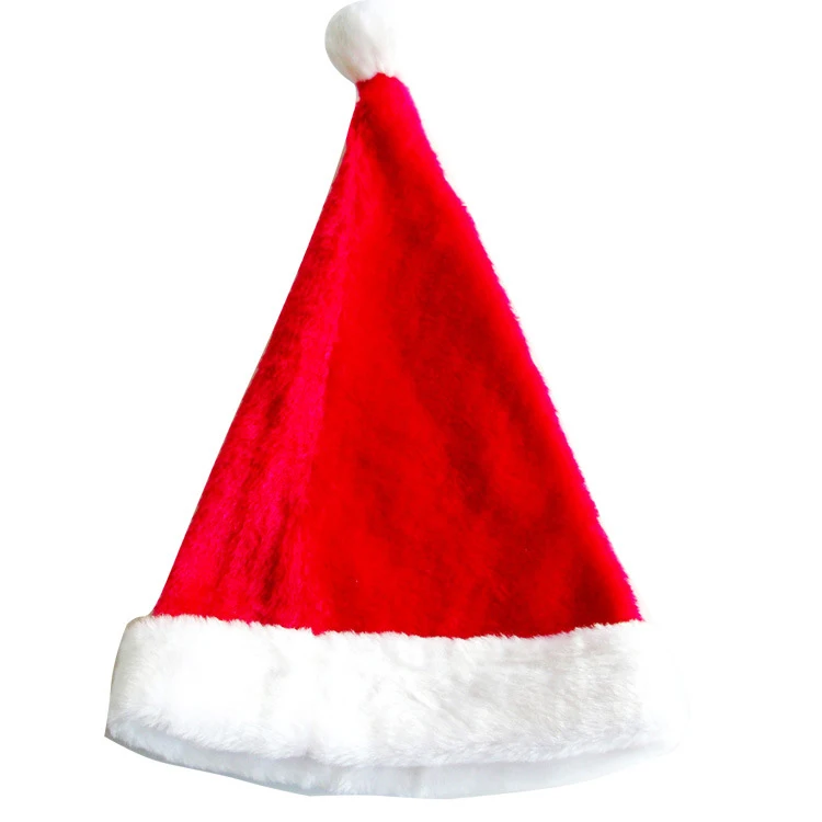 Custom design door window christmas santa claus hat cap curtain