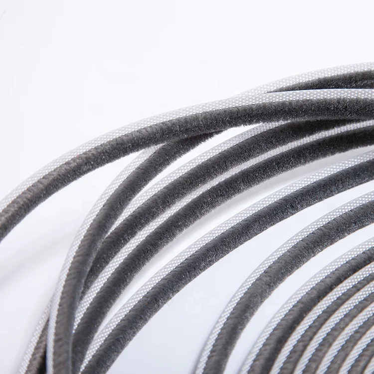 Window Door Accessories Elastic Brush Weather Strip Soundproof Door Seal Strip with UV