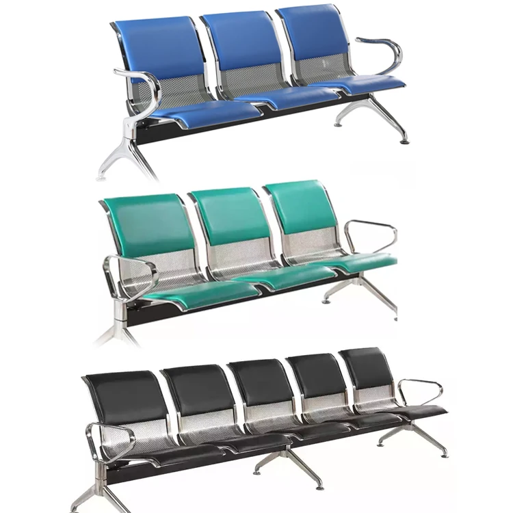 Больничный банк, стул для аэропорта на 3 места, клиника, офис, стойка регистрации, общественные Стулья Ожидания, алюминиевый стул ожидания, аэропорт