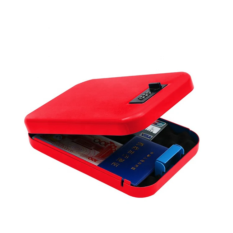 Heavy Steel Construction Portable Metal Combination Digital Portable Car Security Safe Box