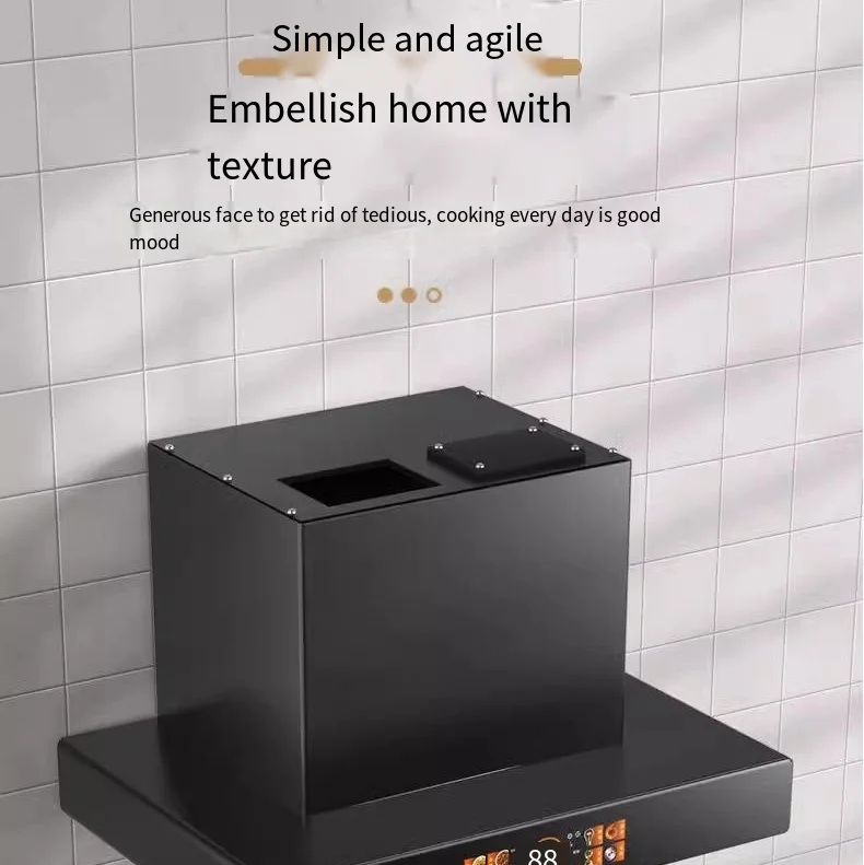 OEM 900mm Double filter intelligent cleaning body feel multi-gear wind speed kitchen hood range hood gas range appliances