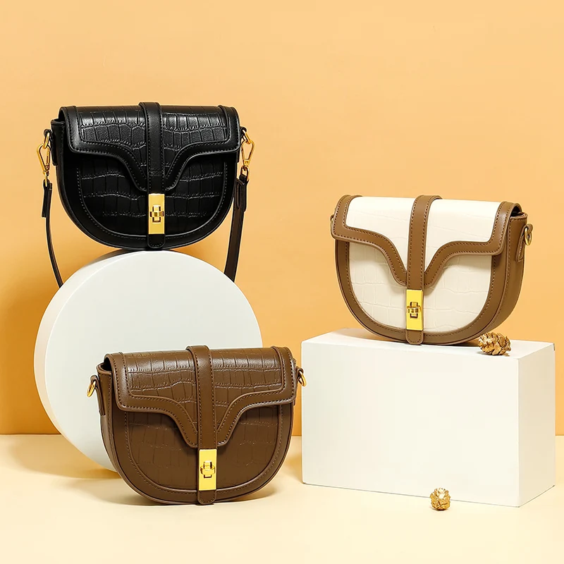 Hot Selling Trendy Crocodile Pattern Handbags For Ladies