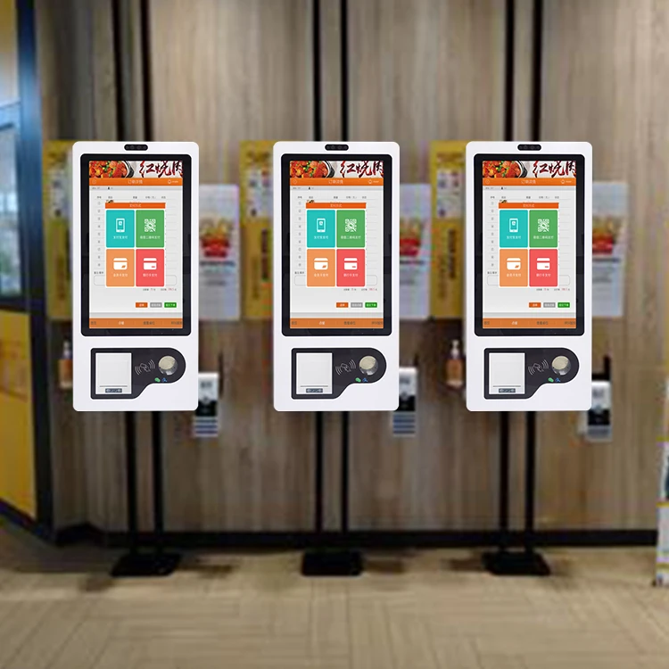 Crtly Restaurant Ordering Machine Restaurant Self Service Android Fast Food Kiosk self kiosk wall mounted kiosk