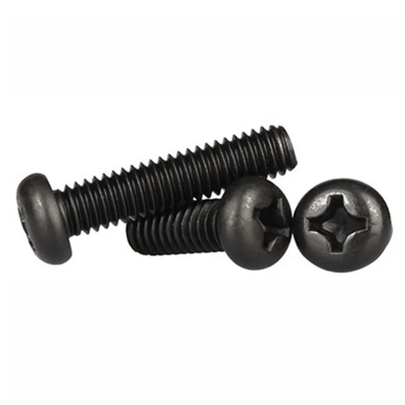 SUPER DUPLEX SS 2205 2507 A286 Stainless Steel Black Electrophoresis Cross Recess Hexagon Torx Button Head Machine Screw