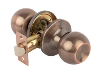 Factory Wholesales Cerradura De Pomo Chapa Ball Key Entry Tubular Cylindrical Door Knob Lock