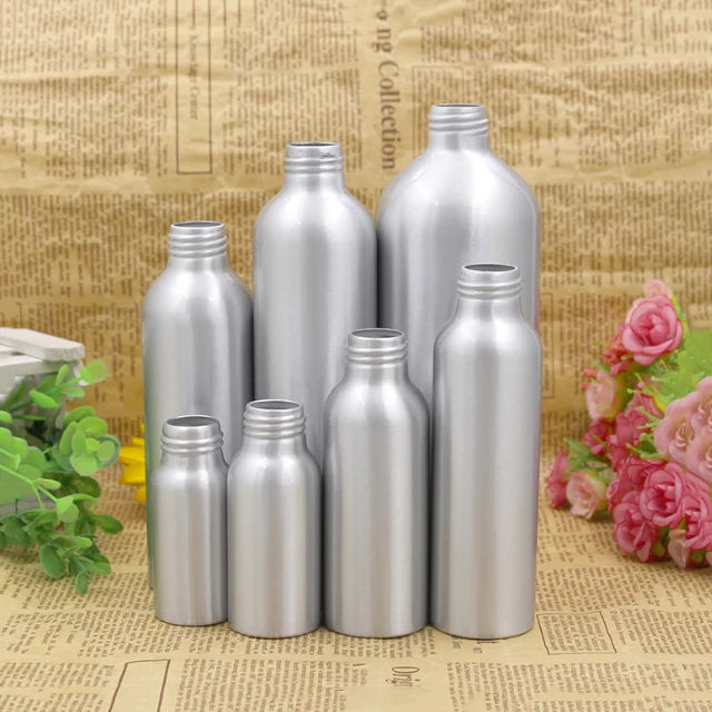 
Hengjian 30ml 50ml 100ml 120ml 150ml 200ml 250ml 500ml Aluminum Shampoo Shower Gel Container With Gold Silver Lotion Pump Bottle 