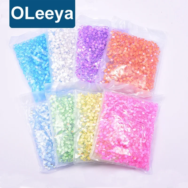 Free Samples Factory Wholesale Glass SS6-SS20 Half Round Crystals Rhinestone Mermaid Tear Drops Rhinestones For Nail Decoration