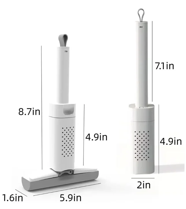 Masthome 2023 Smart Mops PVA Sponge Mini Squeeze Mop for Small Spaces & Desktop Cleaning Portable Mini Mop