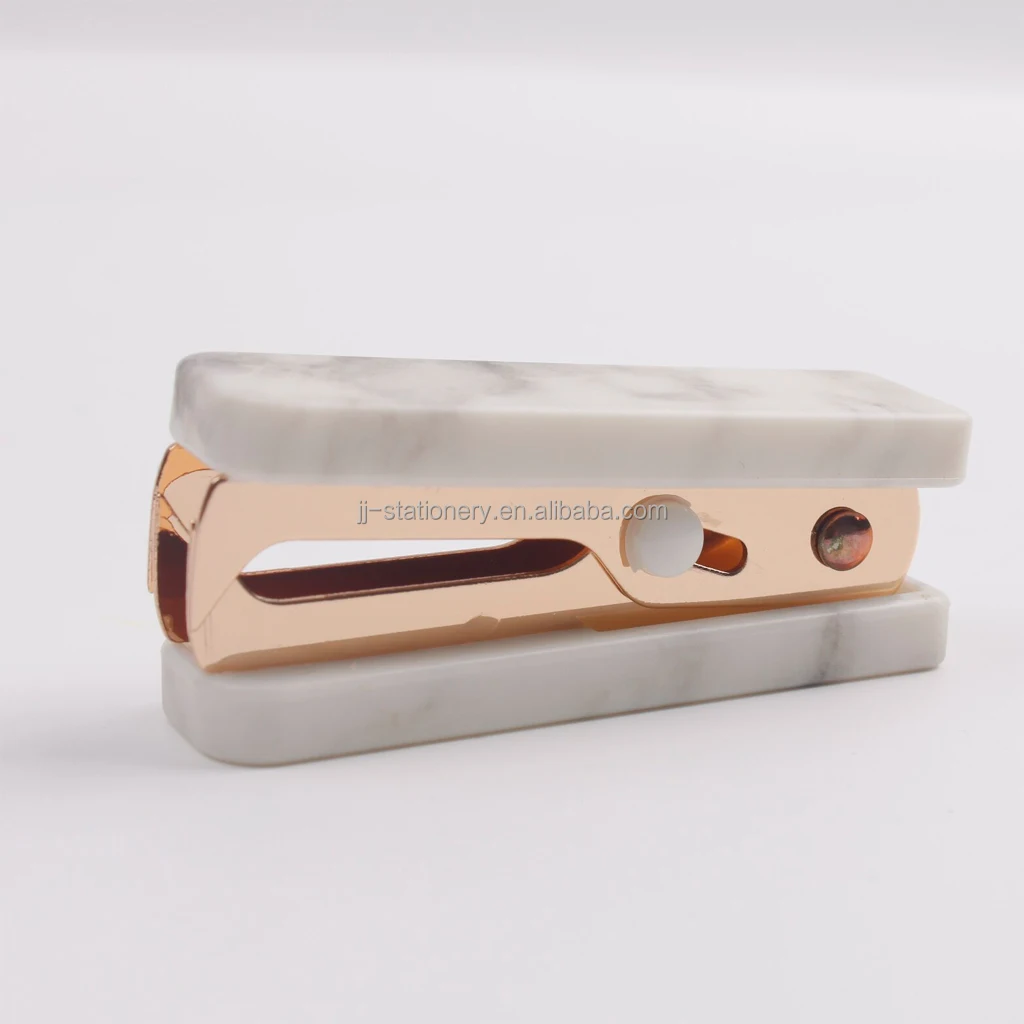 Customization Stapler Rose Gold Rose  Staple Remover Staples Screwdriver Staple pin remover with lock