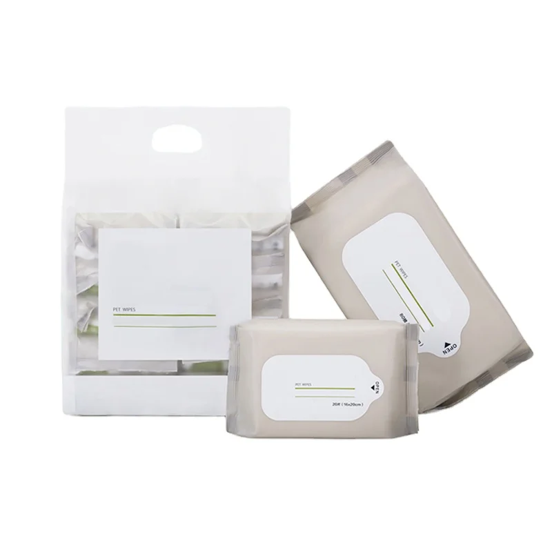 OEM Customization Accepted Pet Paws Cleaning Wet Wipes After Dog Walking Cleaning Wipes