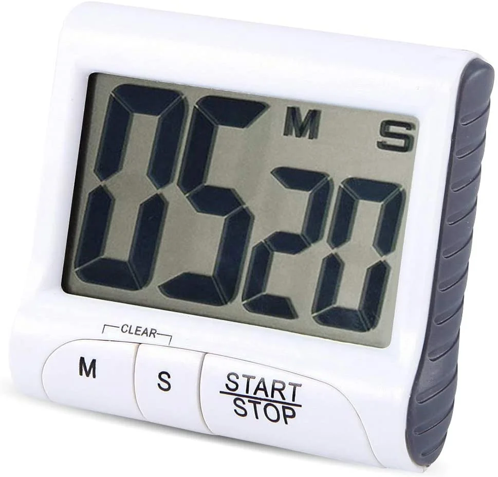 Large LCD display Digital Clock and Count-Down Timer Alarm Clock Sport Stopwatch