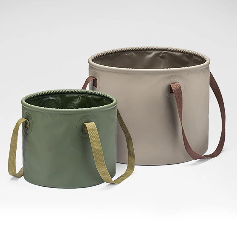 Folding Bucket  Foldable Camping Storage Container Collapsible Bucket 10L 20L Portable Lightweight Pail for Camping