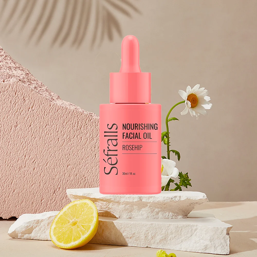Rosehip Facial Essence Oil Soothing Plant Extract ODMOEM Essence Oil Firming Skin Custom Facial Massage oil