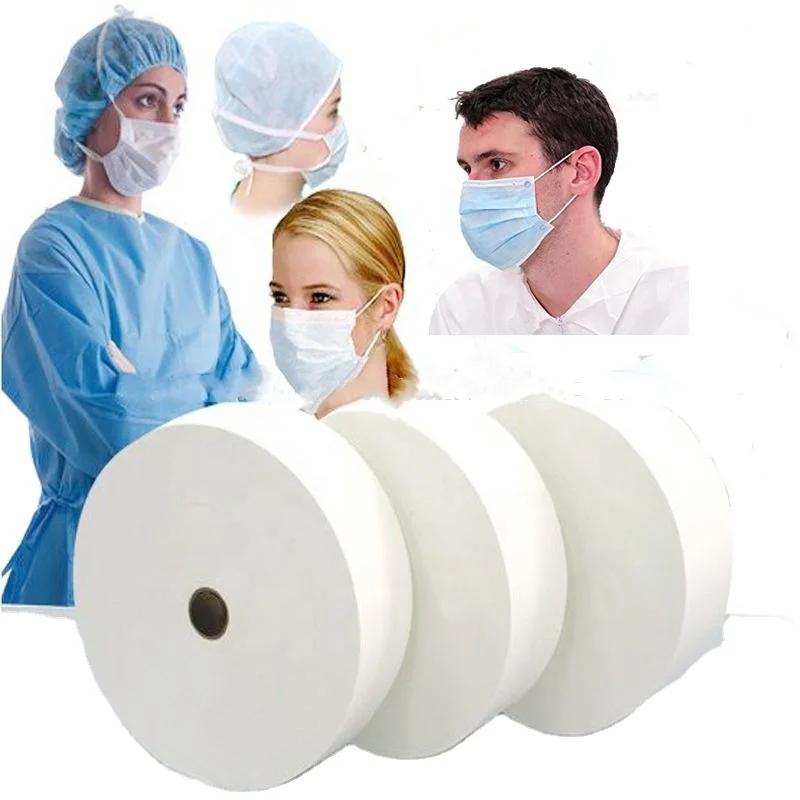 buy gown material PP PE blue Spunbond hospital medical disposable sms nonwoven fabrics