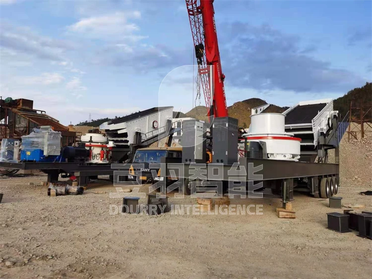 Portable Aggregate Plants Mobile Crusher For Making Sand And Gravel