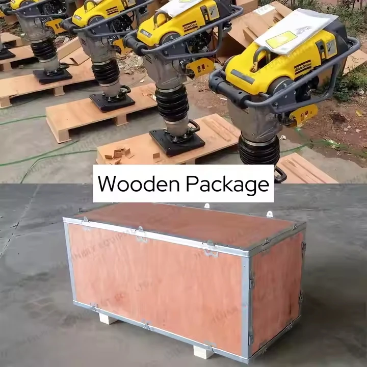 Gasoline  Vibratory Tamping Rammer Jumping Jack Tamper with Engine Impact Force Durable for Heavy-duty Applications