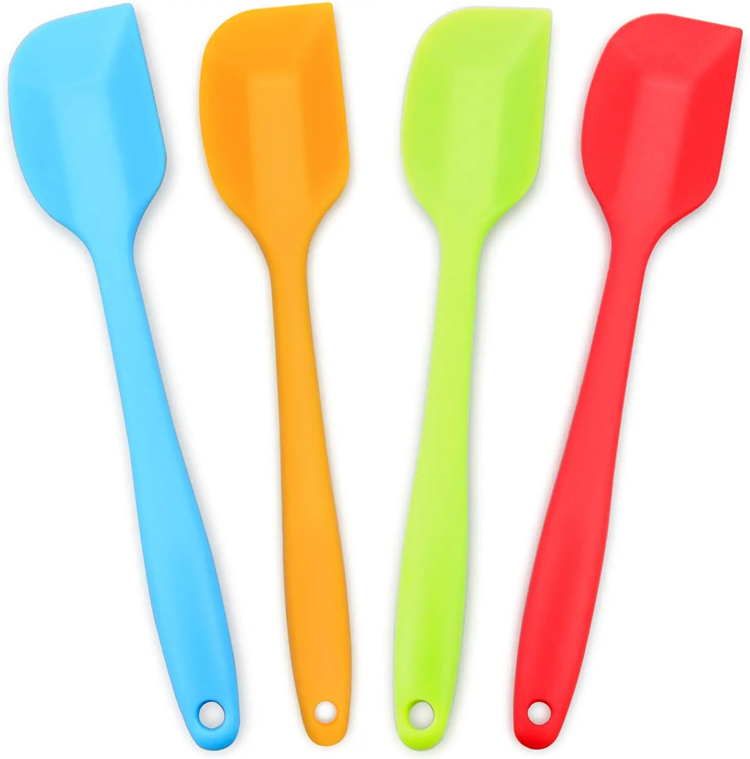 Wholesale Bpa free food grade Heat-Resistant Silicone Kitchen Utensil Set Baking Spatulas Non-stick Rubber Spatulas