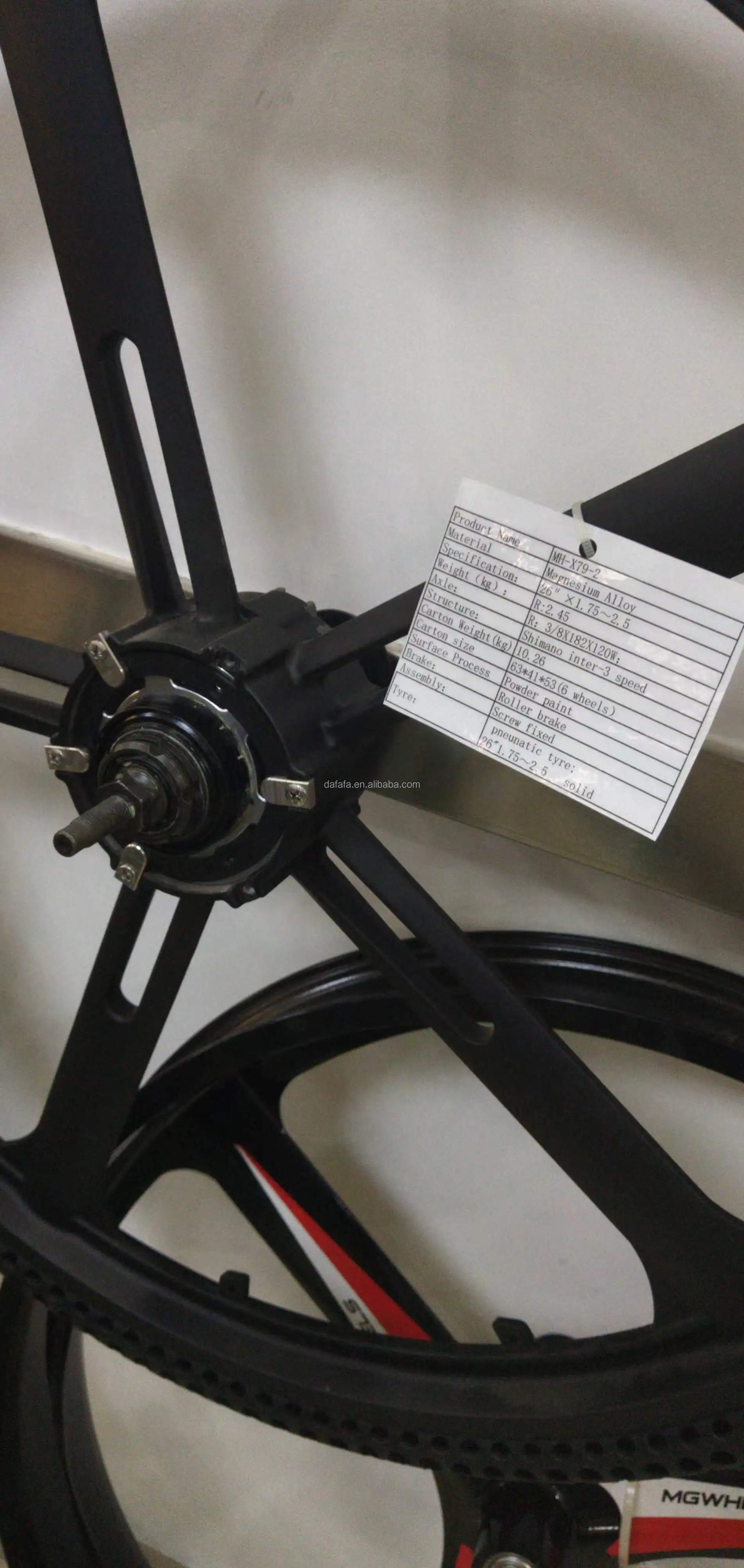 Hot Sale 24 inch Shimano 3 speed hub Folding bike rim Navigate integrated  5 spokes magnesium alloy normal bicycle wheel rim