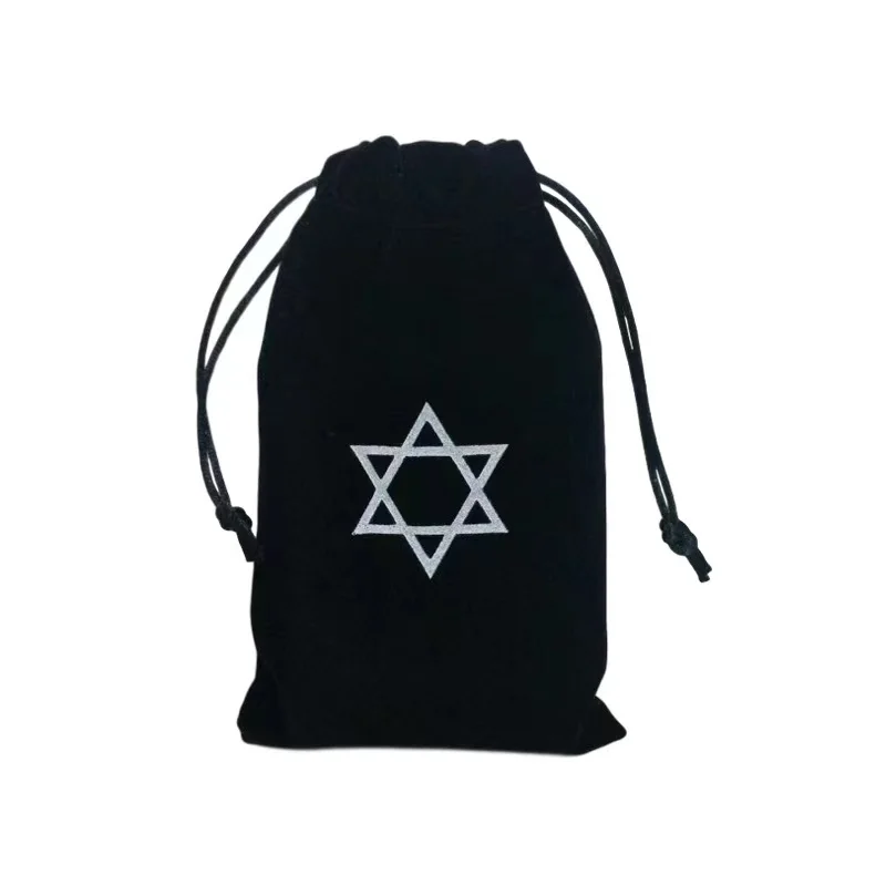 Wholesale Fabric Gift Bags Drawstring Bag Puzzles Tarot Packing Gift Velvet Pouch