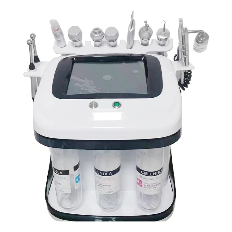 Black Pearl Skin Eye Management Multifunctional Hydro Dermabrasion Machine Aqua Peeling Skin Rejuvenation Oxygenated Facial Care