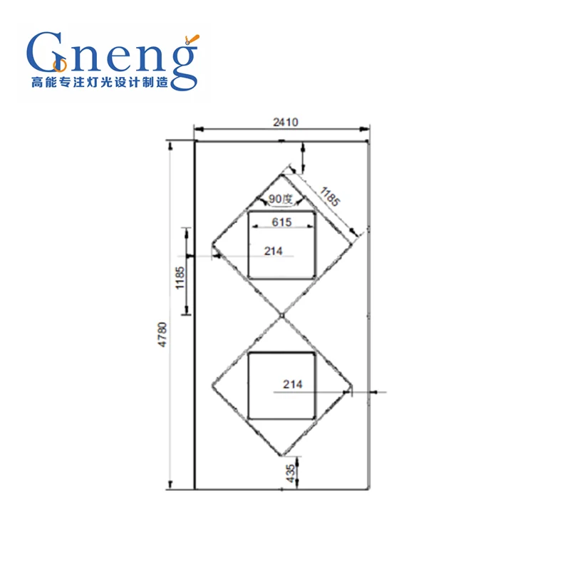 Светодиодная трубка ZT2088 zoneng 100lm/w для освещения гаража и выставочного зала автомобиля с разъемами ABS