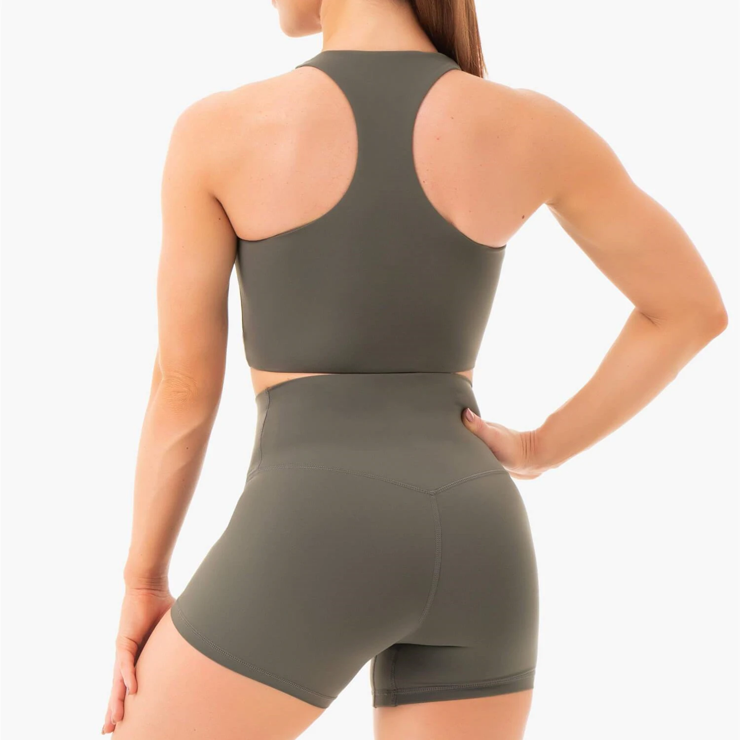 New Arrival Sexy Quick-Drying Athletic Breathable Workout Sportswear Gym Yoga Scrunch Butt Shorts Set