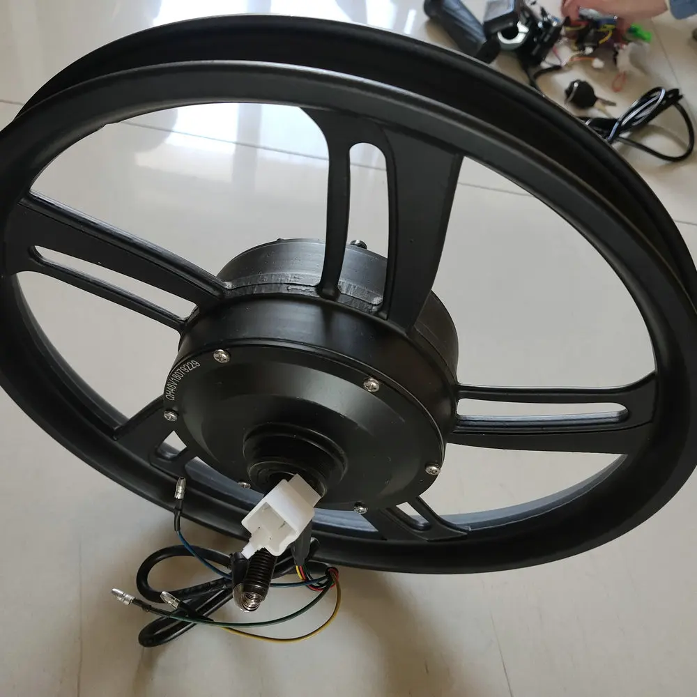 16INCH MOTOR 24V36V48V350W ALUMINUM ALLOY WHEEL ELECTRIC BIKE SCOOTER MOTORBIKE TRICYCLE CONVERSION PART