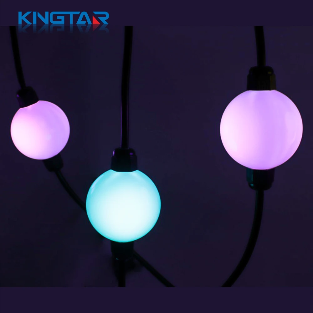 Christmas 50mm RGB LED Pixel Ball UCS1903/DMX512 Green CCT 12V LED Modules Outdoor Christmas Lights