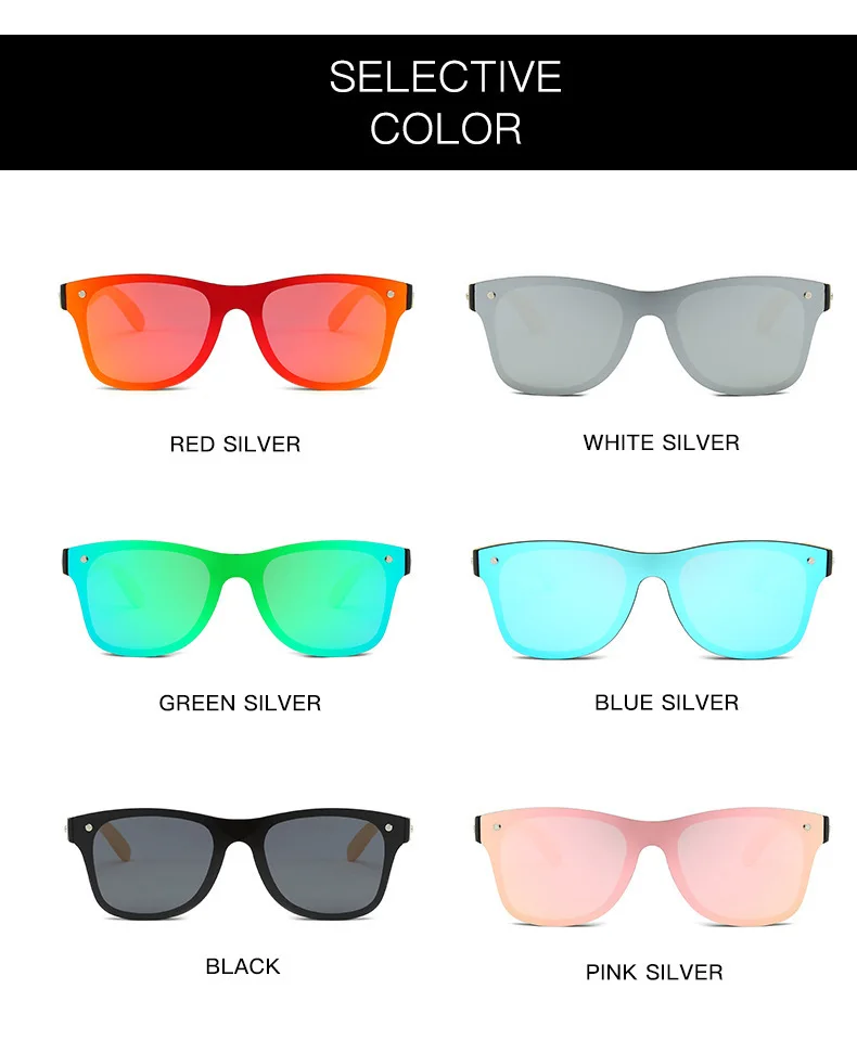 Trendy Sun glasses fashion custom logo retro Designer Eyewear Shades Women men bamboo wooden Sunglasses