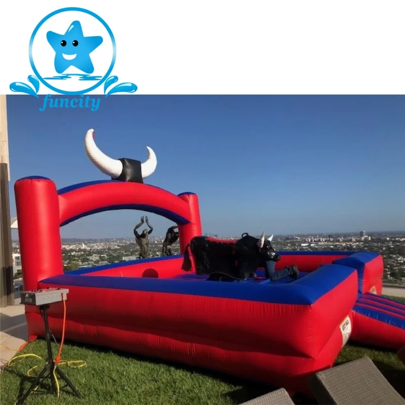 Wholesale Party Rental Equipment Outdoor Sport Game Bull Riding Mechanical Bull Inflatable