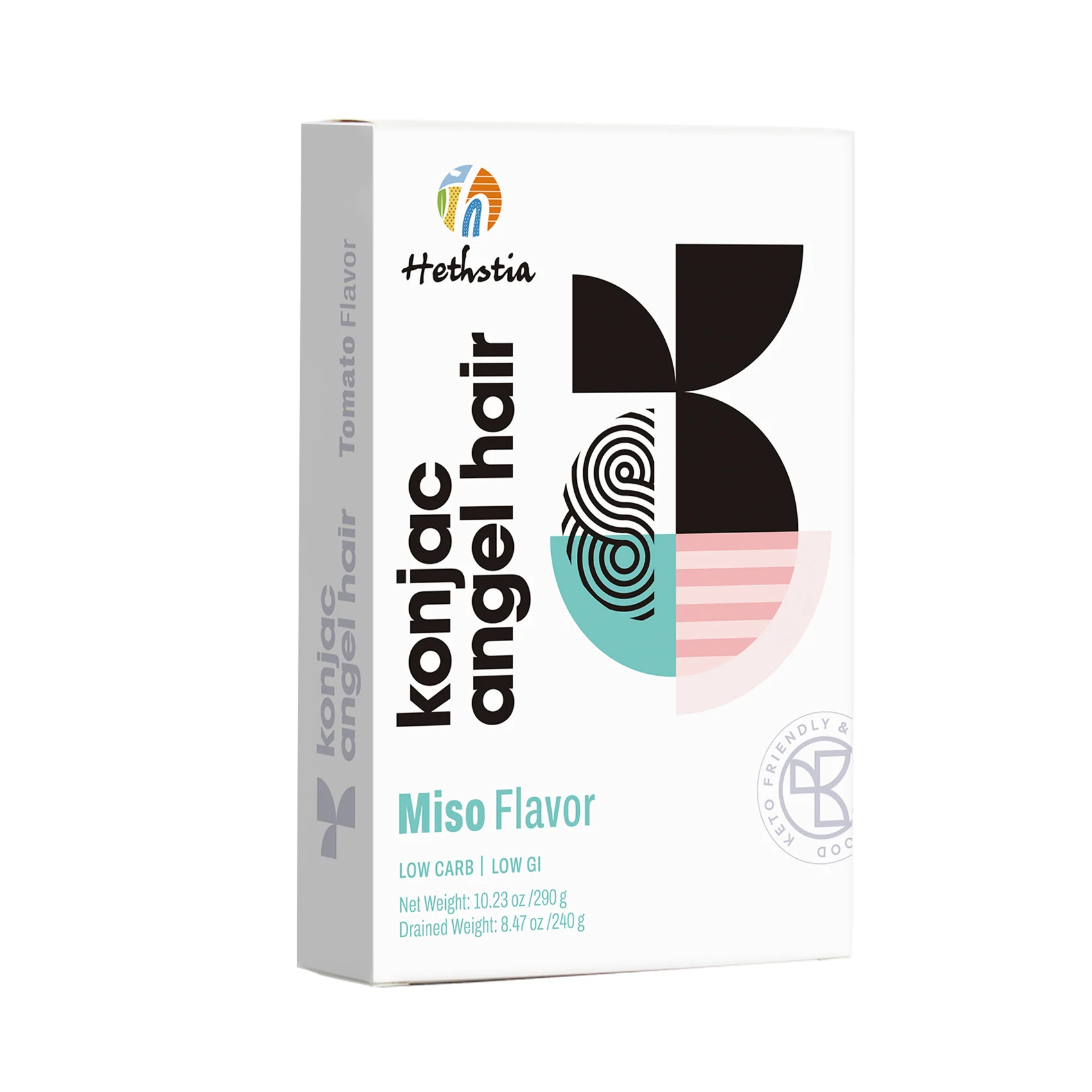 Обезжиренный рамен со вкусом мисо без видимости органический сертификат халяльная лапша из конжака ширатаки