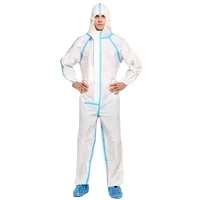 PPE Industrial CE Chemical Protection Clean Room Hazmat Suit Type 4/5/6 Disposable Coverall
