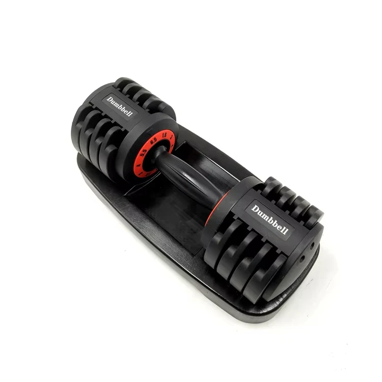 Gym Exercise 5 Weight Options Adjustable Dumbbell 6.5 KG Cast Iron Dumbbell For Fitness
