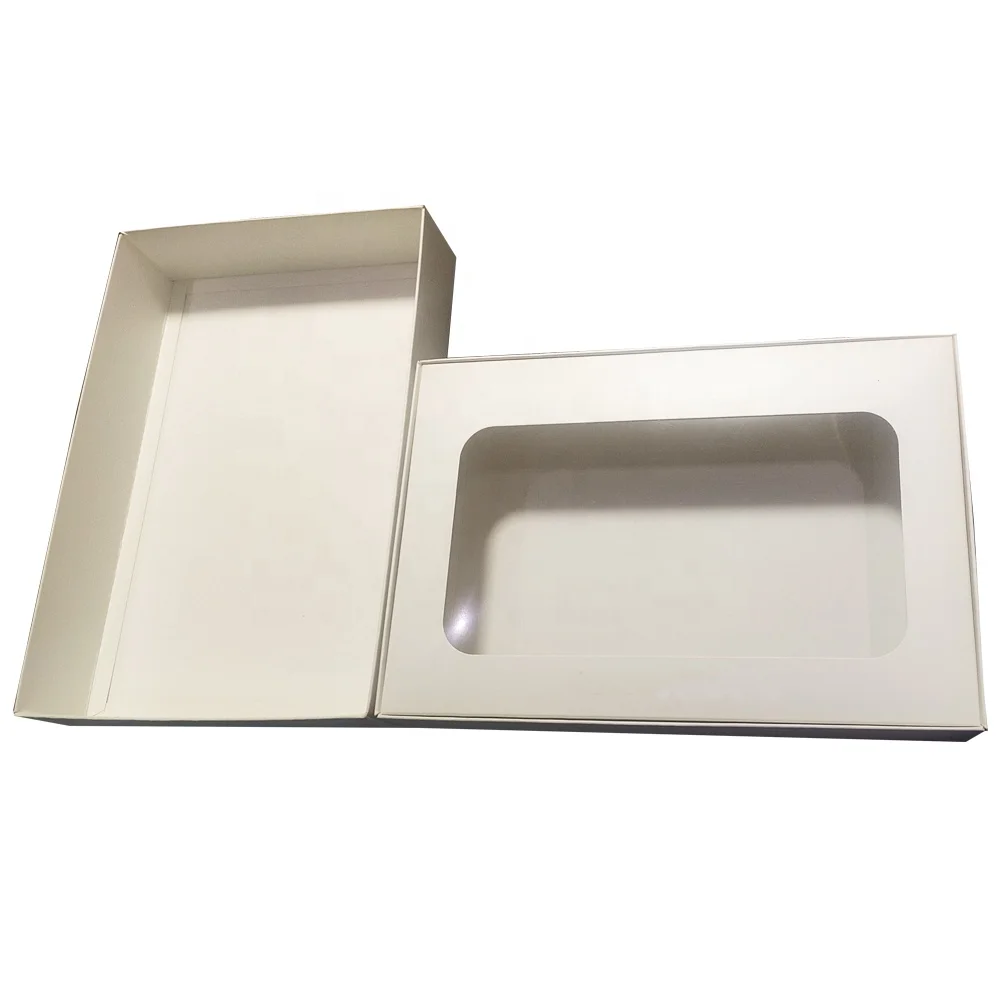 Custom Design Printed Kraft Paper Boxes With Window Cardboard Paper Boxes For Packaging
