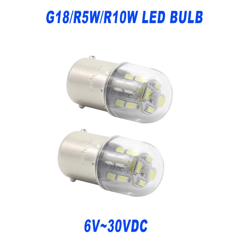 BA15S 2W  Mini LED Bulb 10-30VDC BAY15d B15 BA15s Signal Indicator LED Light Bulb